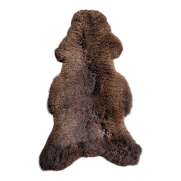 XL Brown Sheepskins 100%Genuine Sheepskin fur rug or chair throw - Picture 10 of 15